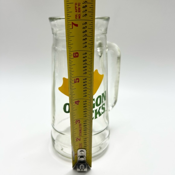 🦆💚💛📗📒Oregon Ducks Glass Mug. - Picture 12 of 13